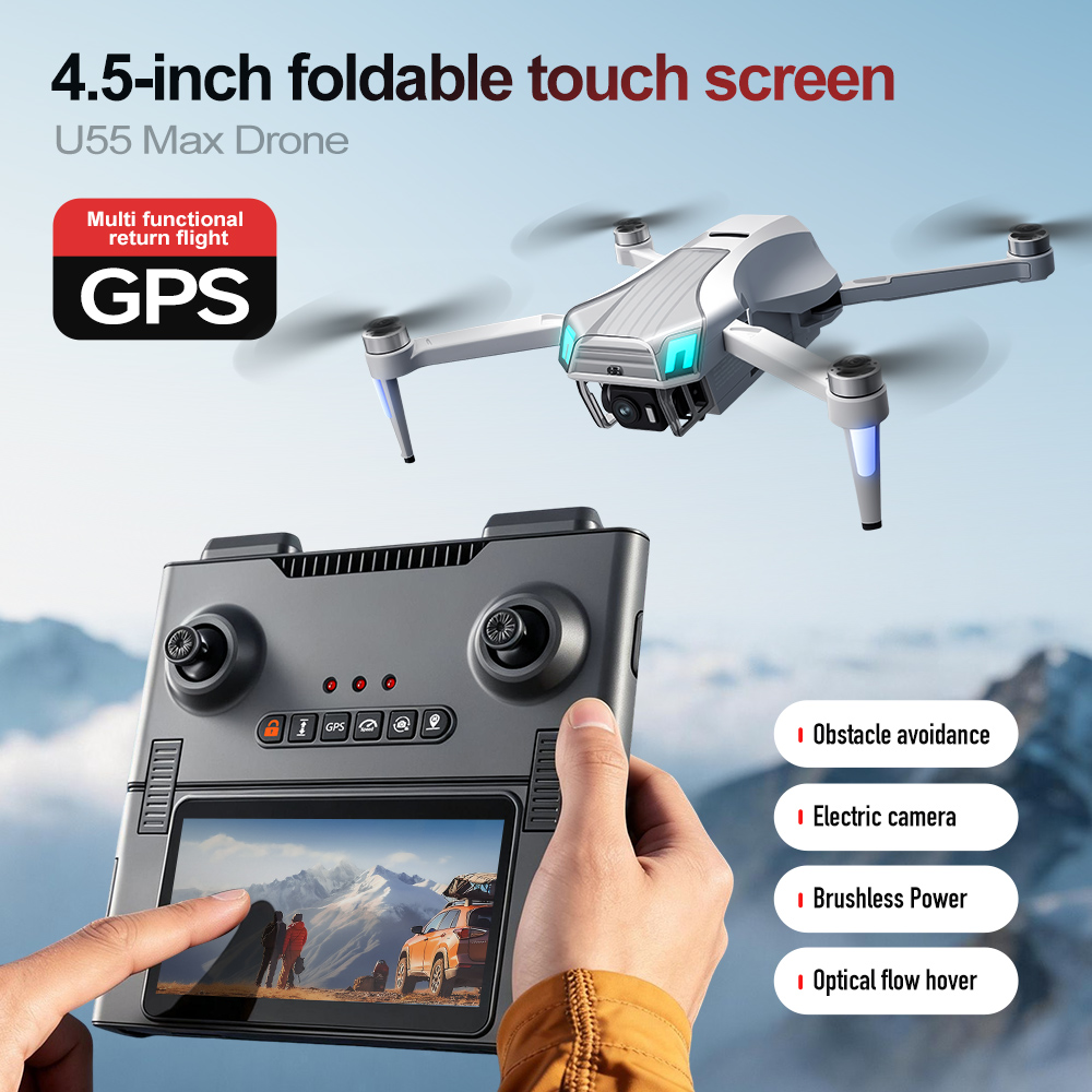 Drone Gimbal Mount - U55Max 5G Optical Flow GPS Drone