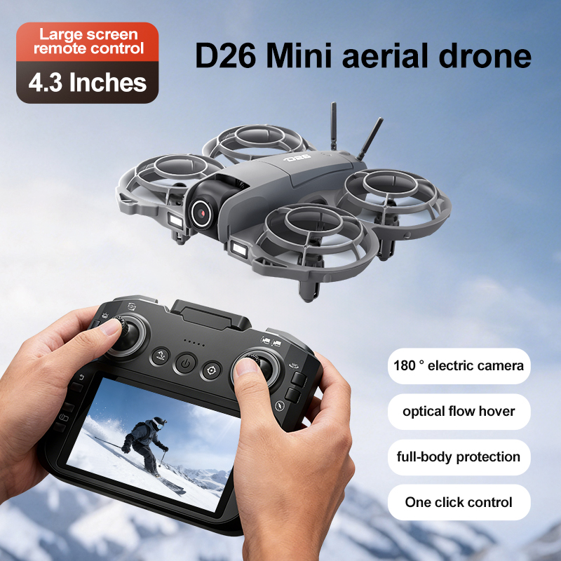 D26 Drone 4K Aerial HD 180° Ca - Drone Gimbal Brushless 评论和价格