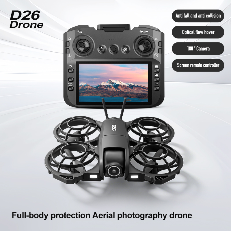 D26 Drone 4K Aerial HD 180° Ca - Drone Gimbal Brushless 评论和价格