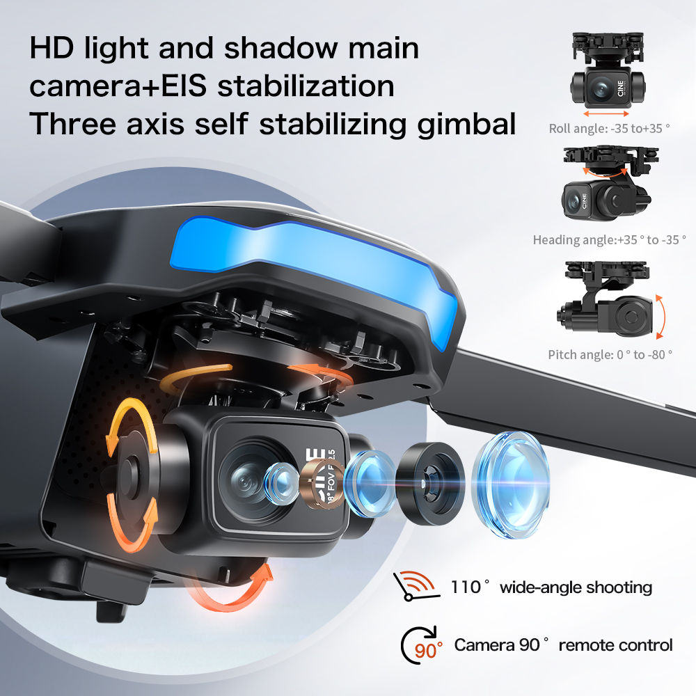 New S-X1 MAX Drone GPS 8K Prof - Drone Gimbal Brushless 评论和价格