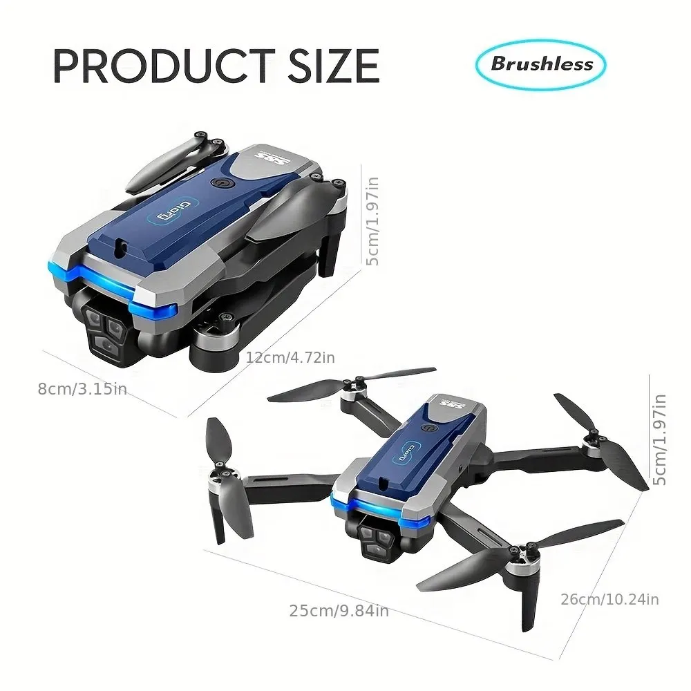 S8S GPS Drone 5G Wifi 8K HD Du - Drone Gimbal Brushless 评论和价格