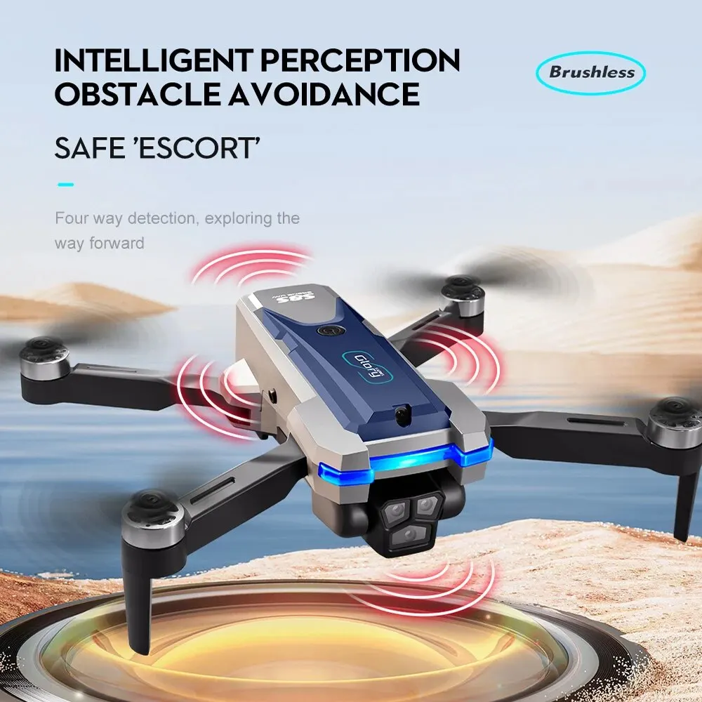 S8S GPS Drone 5G Wifi 8K HD Du - Drone Gimbal Brushless 评论和价格
